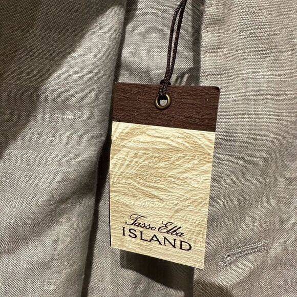 Tasso Elba 100% Linen Blazer - Picture 4 of 5